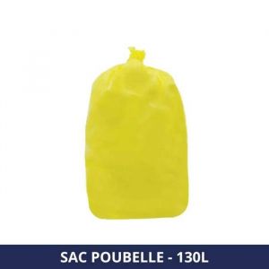 Image de FILFA FRANCE - Sac poubelle 130L - Jaune - BD - x100 sacs
