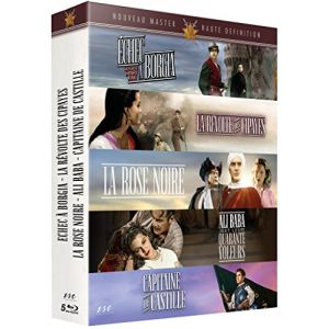 EPEES DE LEGENDE - BRD (CAPITAINE DE CASTILLE - LA REVOLTE DES CIPAYES - ALI BABA ET LES QUARANTE VOLEURS - LA ROSE NOIRE - ECHEC A BORGIA) [Blu-Ray]