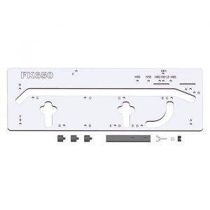 Gabarit pour raccords de plans de travail pour fraiseuses de chants Mw-tech IWP650