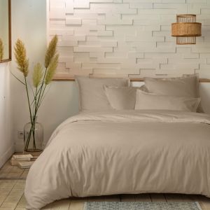 Baton Rouge - Parure housse de couette en percale de coton - lin