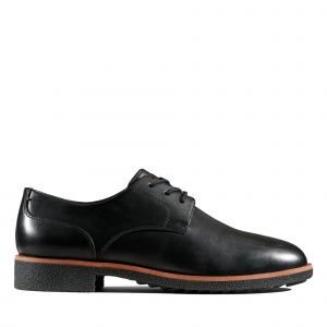 Clarks Griffin Lane, Derbys Femme, Noir