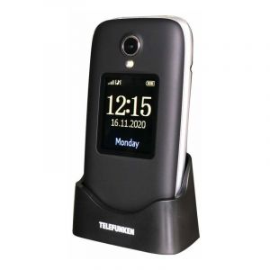 Telefunken T&eacute;l&eacute;phone portable S560 noir senior - Noir