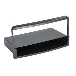 Acv Adaptateur de façade 2-DIN - Ford - Noir - Universel - Vide poche