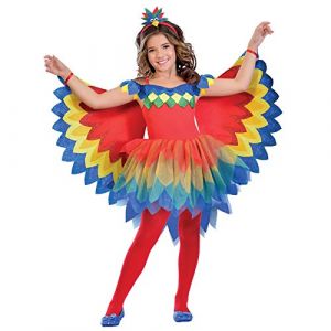 Amscan (PKT) (9903518) Costume de fée perroquet pour fille 11-12 ans