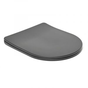 Swiss Aqua Technologies Brevis Abattant SoftClose, noir mat (SATBREPBKM)