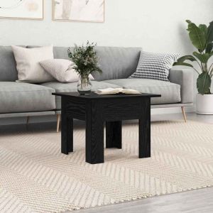 VidaXL Table basse Ch&ecirc;ne noir Bois d'ing&eacute;nierie