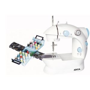 Jocca 6642 - Machine à coudre portable + kit de couture