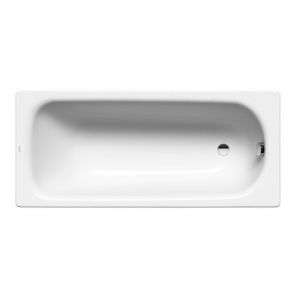 Kaldewei Saniform Plus baignoire rectangulaire avec pieds 150x70 cm acier émaillé, Blanc alpin (111600010001-SET)