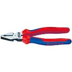 Image de Knipex 02 02 180 - Pince universelle &agrave; forte d&eacute;multiplication avec poign&eacute;es bimati&egrave;re 180 mm