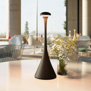 Sigor Lampe &agrave; batterie LED Nudrop, IP54, noir nuit