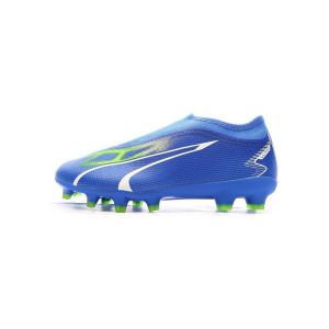Image de Puma Ultra Match LL FG/AG JR Chaussure de Football, Ultra Blue White Pro Green, 38 EU