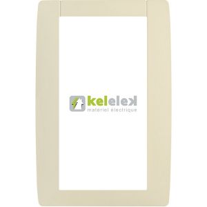 Image de Hager Kallysta plaque 2 postes verticale entraxe 57mm Dune WK416