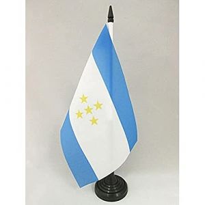 Drapeau de table Tahiti indépendantiste 21x14cm - tahitien nationaliste - Polynésie française Haute qualité