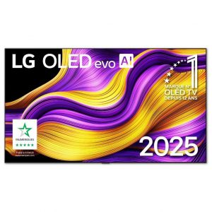LG OLED97G54LW.AEU OLED evo Noir Profond + support mural inclus 120 Hz 4K 245 cm IA 2025