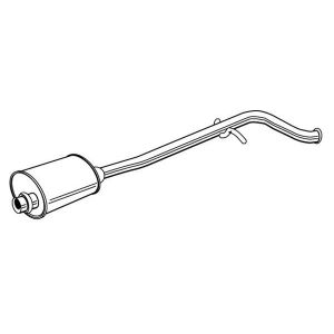 Bosal Silencieux Interm&eacute;diaire 288-101