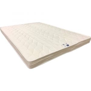 Matelas pour Canapé lit 140x190 Latex Naturel de densité 80 Kg/m3 et Mousse Poli Lattex Indéformable Tissu Strech très résistant Hauteur 10 cm Soutien Equilibré + Oreiller à Mémoire de Forme valeur 89 Euros OFFERT, 140x190 FIRST10