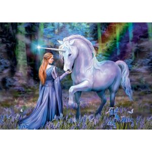 Clementoni Collection-Bluebell Wood-1500 Made in Italy, 1500 pièces, Anne Stokes, Puzzle Fantasy, Divertissement pour Adultes, 31821, Multicolore, Medium