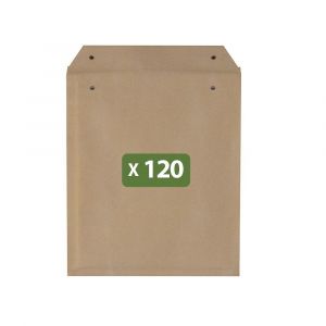 Pack and Move - Lot 120 enveloppes à bulles kraft - 30 x 21 cm - Expédition facile - Ultra renforcée - Opaque