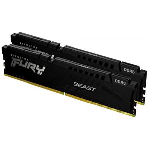 Kingston M&eacute;moire RAM Fury Beast KF560C36BBEK2-16 16Go (2x8Go) DDR5 6000MHz DIMM Noir
