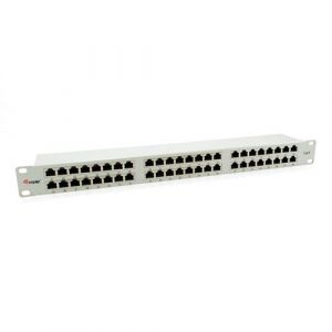 Equip Panneau de Brassage 48 x RJ45 Cat6 19" 1HE Gris
