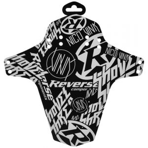 Reverse Nico Vink-Stickerbomb Garde-boue, black/white Mudguards