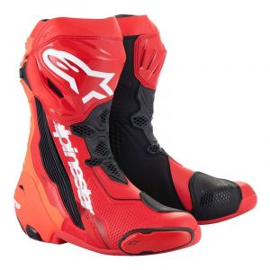 Alpinestars Bottes moto Supertech R bright red/red fluo- 48