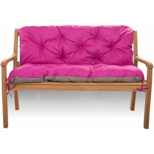 Setagrden Coussins de banc Coussins de canapé 1 à 4 places Coussins de banc Coussins de jardin Coussins de banc intérieur / extérieur Bleu 180x60x50cm