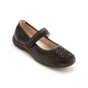 Babies cuir aérosemelle amovible - Couleur 36, 37, 38, 39, 40, 41 - Taille Noir