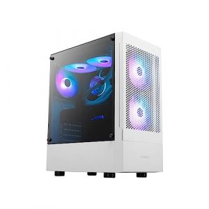 Gamdias Boitier Moyen - Talos E3 - ATX - RGB Personnalisable - Panneaux Vitres