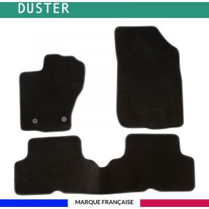 Tapis de voiture - Sur Mesure pour DUSTER (2013 &agrave; 2017) - 3 pi&egrave;ces - Tapis de sol antid&eacute;rapant pour automobile