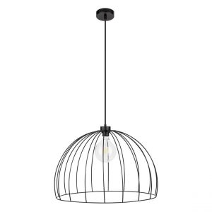 Coop Lampe Suspendue Métal Câble PVC Noir