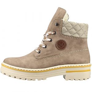Image de Rieker Z8101, Botte Tendance Femme, Beige, 37 EU