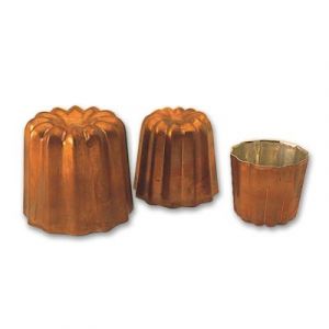 Moule cannel&eacute; cuivre professionnel &agrave; 55 mm de diam&eacute;tre