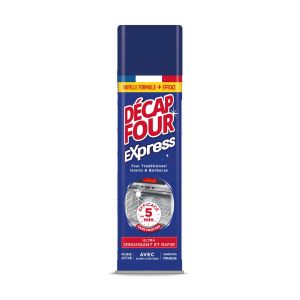 Decap four Express Nettoyant Ménager Four Traditionnel/Plancha Inox Aérosol 500 ml