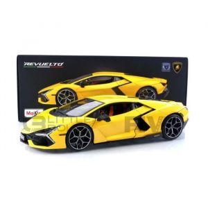 Maisto Voiture Miniature de Collection 1/18 - LAMBORGHINI Revuelto - 2023 - Giallo Inti Metallic - 31463Y