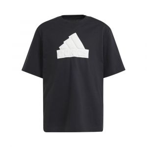 Adidas Logo T-shirt Garçons - Noir, Blanc