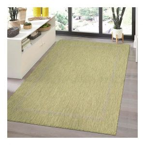 Allotapis Tapis plat intérieur et extérieur contemporain Mirena Vert 200x290 - Vert