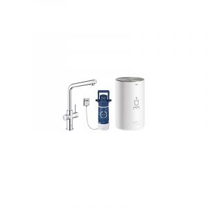 Grohe Red - Kit de démarrage avec Mitigeur monocommande de cuisine DUO with Boiler M-Size und L-spout chrome