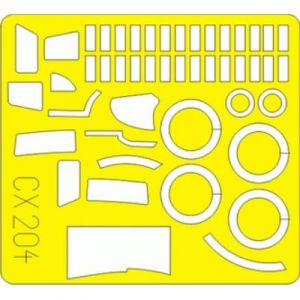 Eduard Accessoire SM-82 Marsupiale (pour les maquettes Italeri) (fait à partir de bande jaune de Kabuki japonais) 1/72EDCX204 - Masques de verrières