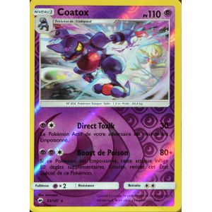 Asmodée Coatox - Carte Pokémon 55/147 110 Pv - Reverse