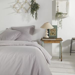 Today Parure de lit uni gris clair 260x240
