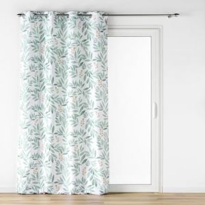 Douceur d'int&eacute;rieur, Rideau &agrave; Oeillets (140 x 260 cm) Biovana, Polyester Imprim&eacute;