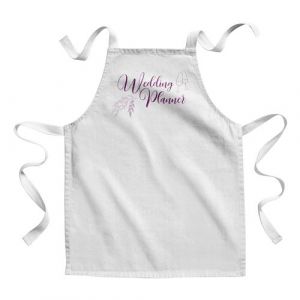 Fabulous Tablier Enfant Cuisine Wedding Planner Calligraphie - Qualit&eacute; Premium 100% Coton