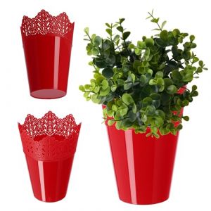 Image de Cache-pot de fleurs 12 cm couleurs - Kadax