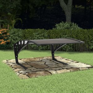 VidaXL Toit de garage pour tondeuse robot 77x103x46 cm Noir