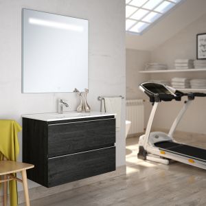 Cosyneo - Meuble de salle de bain - BALEA et miroir Led STAM - 60cm