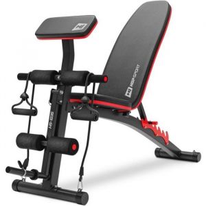 Banc de musculation HS-1035 avec pupitre, blocage/presse jambe et extenseurs