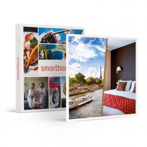 Smartbox Coffret Cadeau Échappée à Paris en hôtel 3* ou 4* avec 1h de croisière sur la Seine-Multi-thèmes
