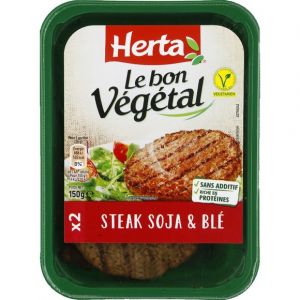 Image de Herta Le Bon Végétal - Steak soja & blé - 150g