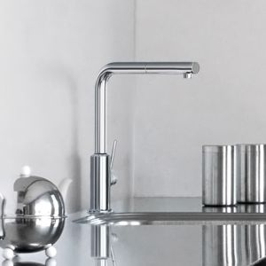 Kludi L line s robinet de cuisine 1 trou chrome - chrome